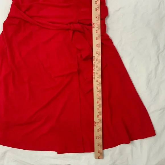JB by Julie Brown Solid Red Marlina Knit Wrap Dress 
Size Medium 
New With Tags - Picture 14 of 16